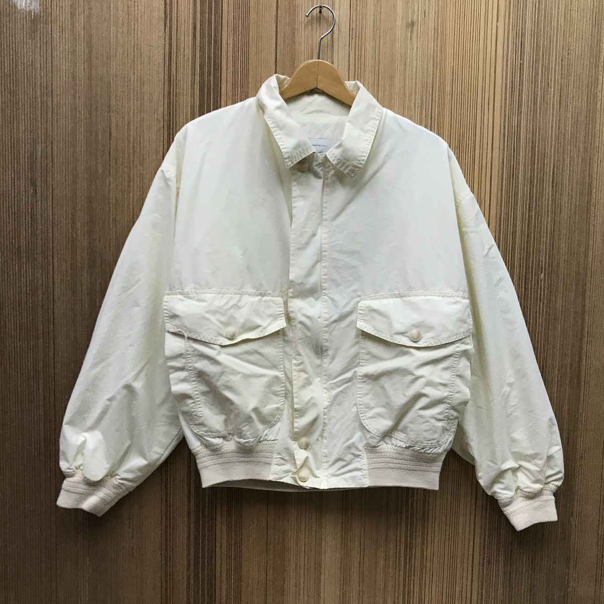 Benetton × United Colors Of Benetton Vtg Benetton Jacket United Colors Of Benetton Bomber Jacket Size US L / EU 52-54 / 3 - 1 Thumbnail
