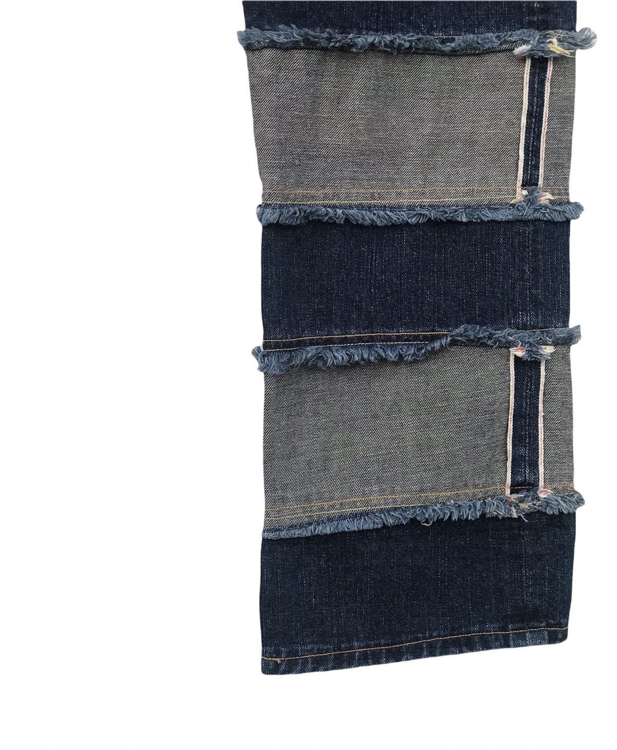 Japanese Brand Smith’s Denim Patchwork Selvedge Jeans Size US 30 / EU 46 - 10 Thumbnail