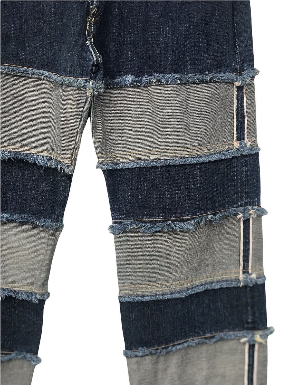 Japanese Brand Smith’s Denim Patchwork Selvedge Jeans Size US 30 / EU 46 - 7 Thumbnail