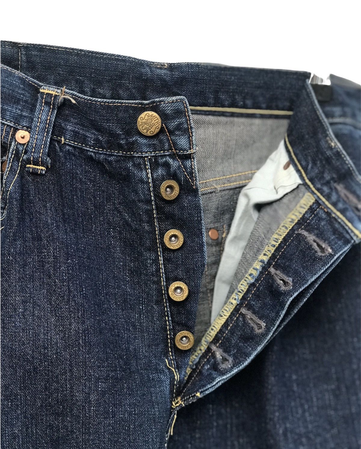Japanese Brand Smith’s Denim Patchwork Selvedge Jeans Size US 30 / EU 46 - 4 Thumbnail