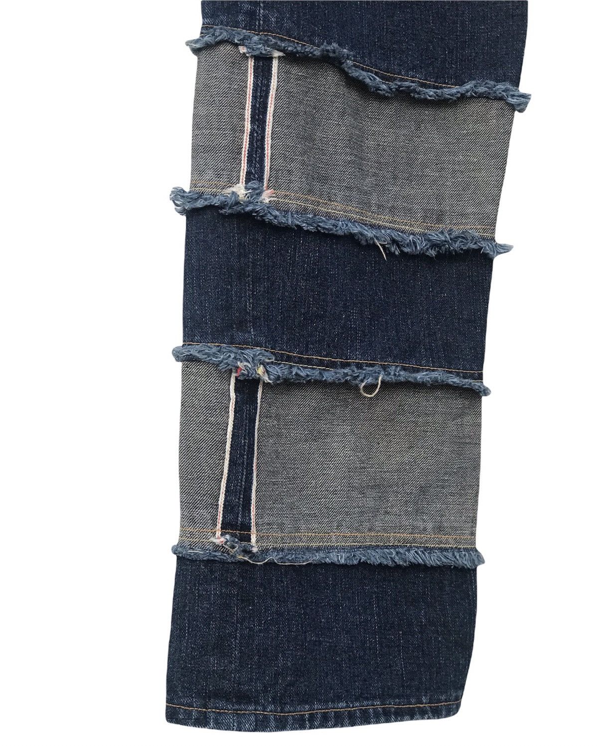 Japanese Brand Smith’s Denim Patchwork Selvedge Jeans Size US 30 / EU 46 - 9 Thumbnail
