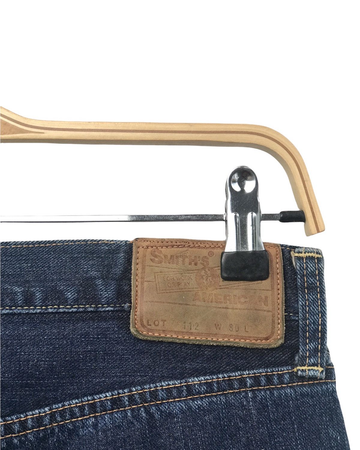 Japanese Brand Smith’s Denim Patchwork Selvedge Jeans Size US 30 / EU 46 - 13 Thumbnail