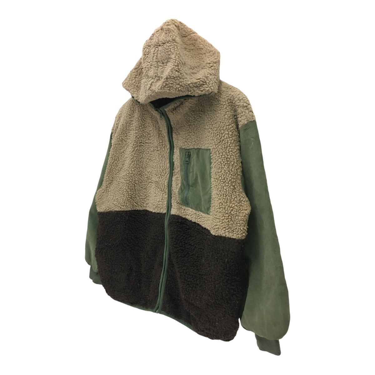Japanese Brand × Vintage Vintage Fleece Hoddie Jacket Knit Outwears Size US S / EU 44-46 / 1 - 5 Thumbnail