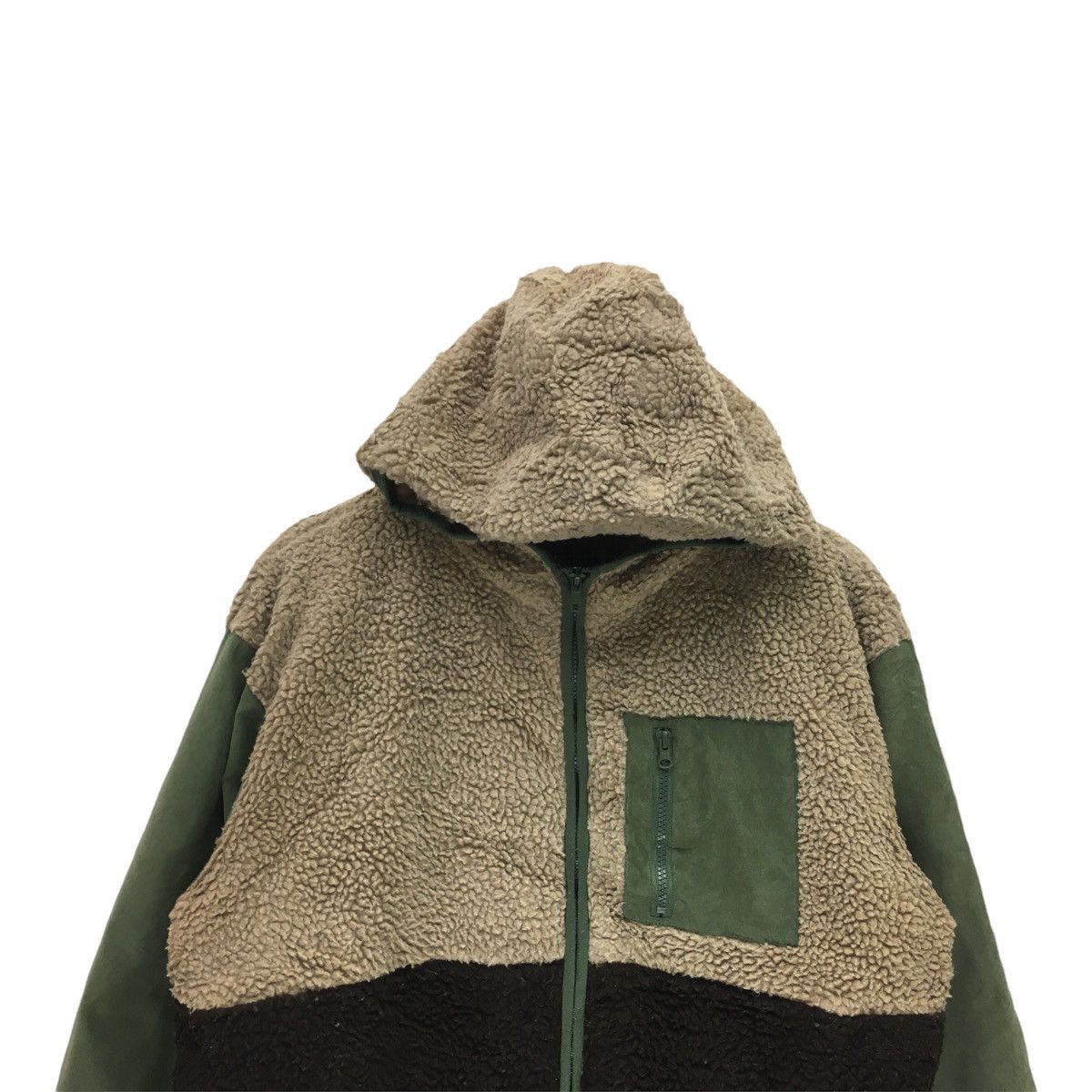 Japanese Brand × Vintage Vintage Fleece Hoddie Jacket Knit Outwears Size US S / EU 44-46 / 1 - 2 Thumbnail