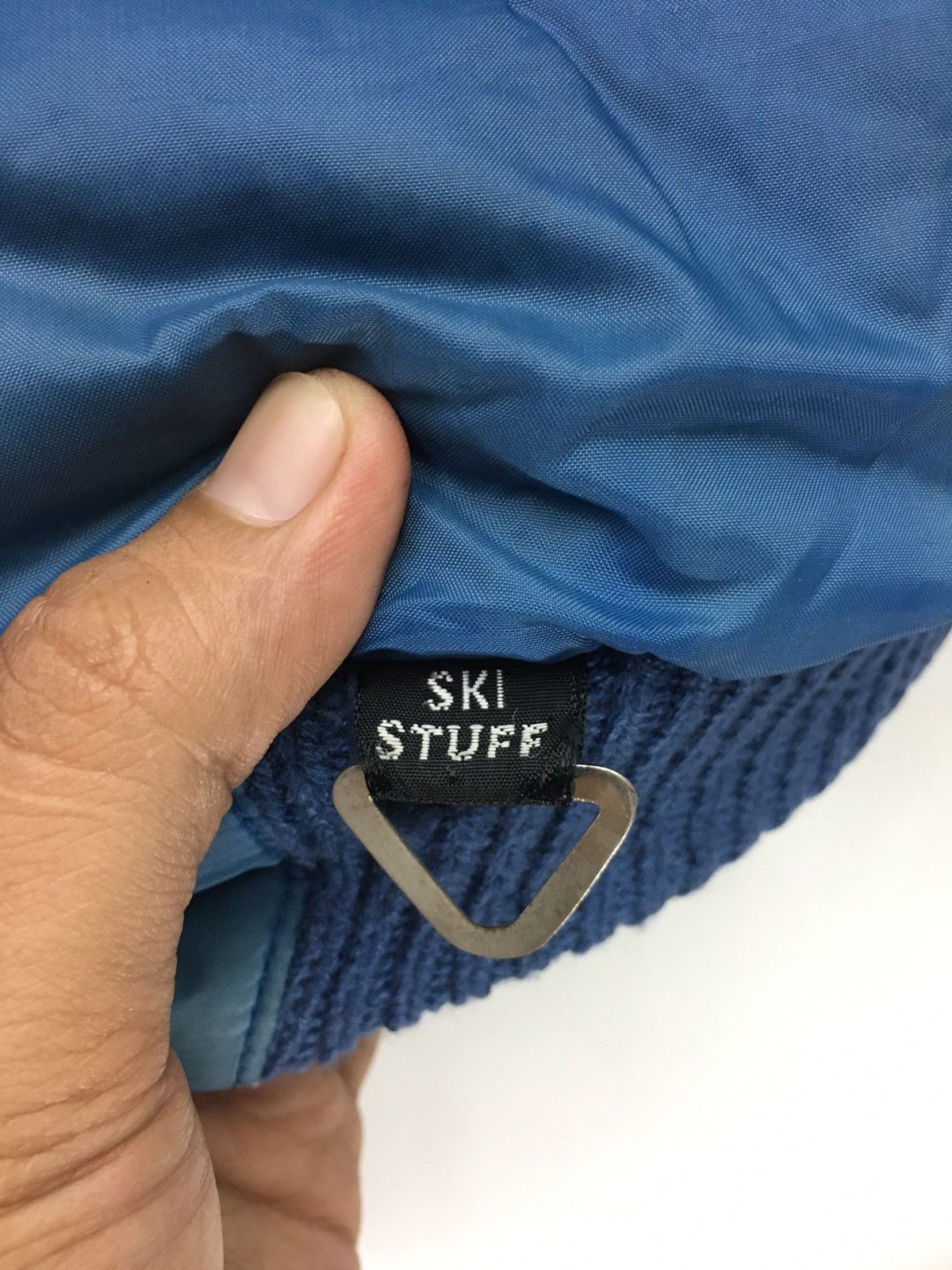 Japanese Brand × Vintage Vintage Ski Stuff Bomber Blue Jacket Size US S / EU 44-46 / 1 - 5 Thumbnail