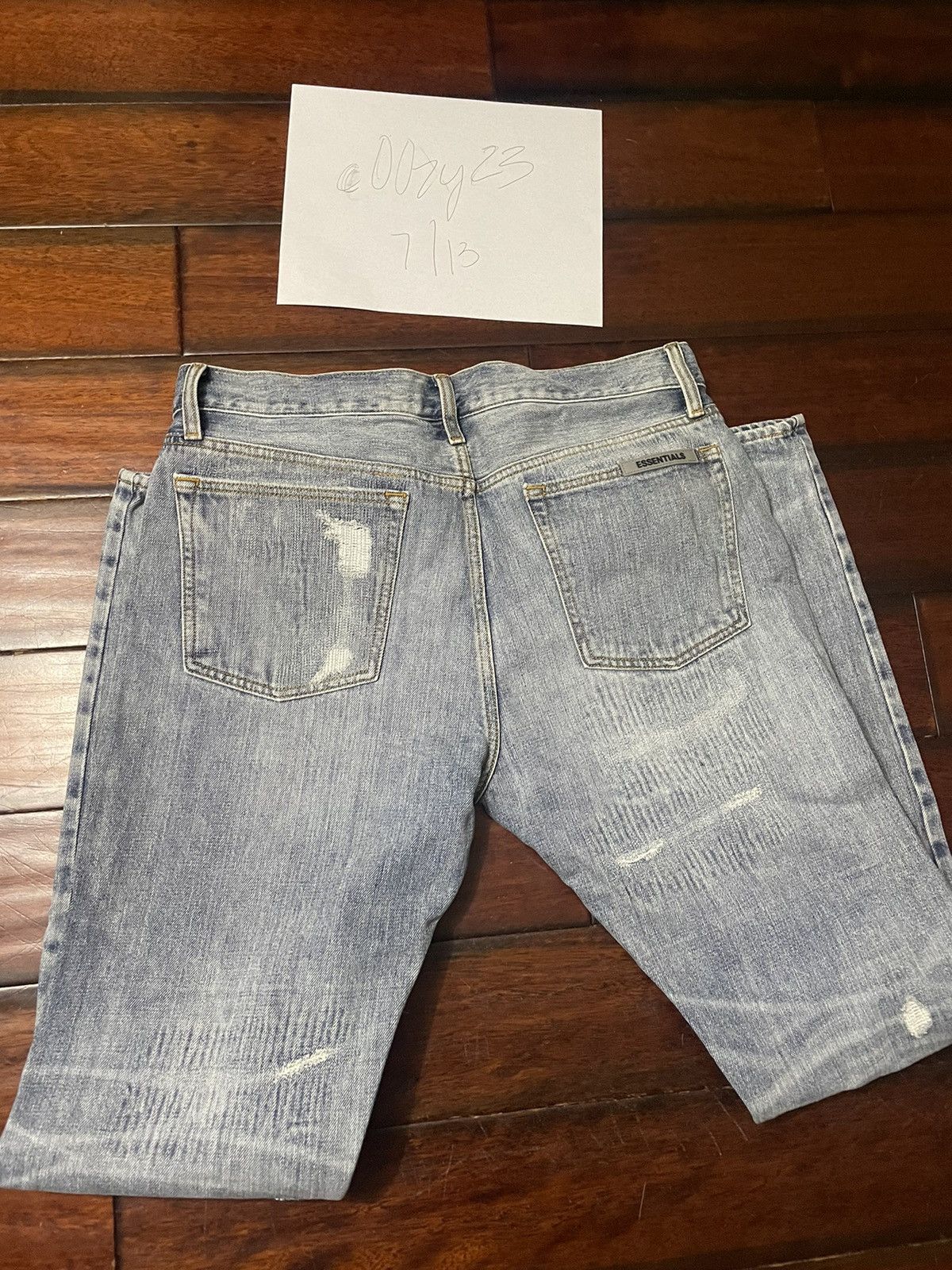 Fear of God Fear of God distressed denim Size US XL / EU 56 / 4 - 2 Thumbnail
