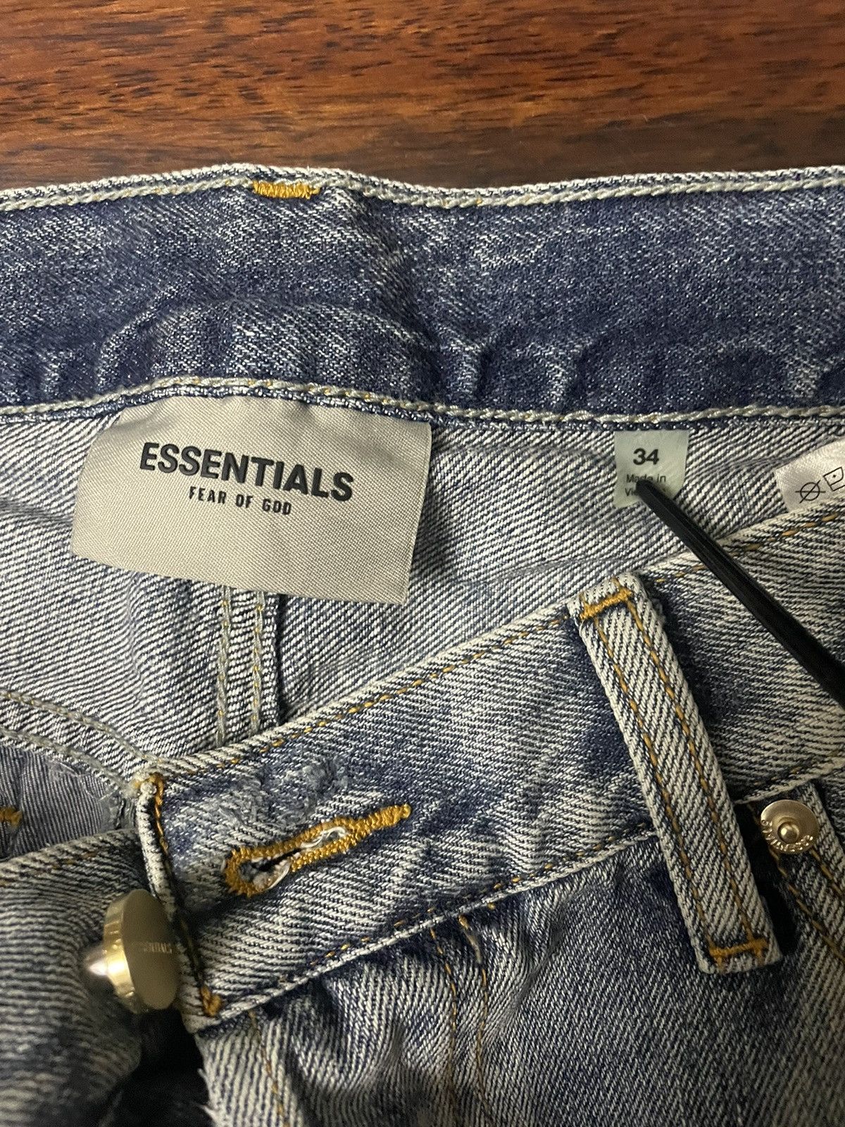 Fear of God Fear of God distressed denim Size US XL / EU 56 / 4 - 5 Thumbnail
