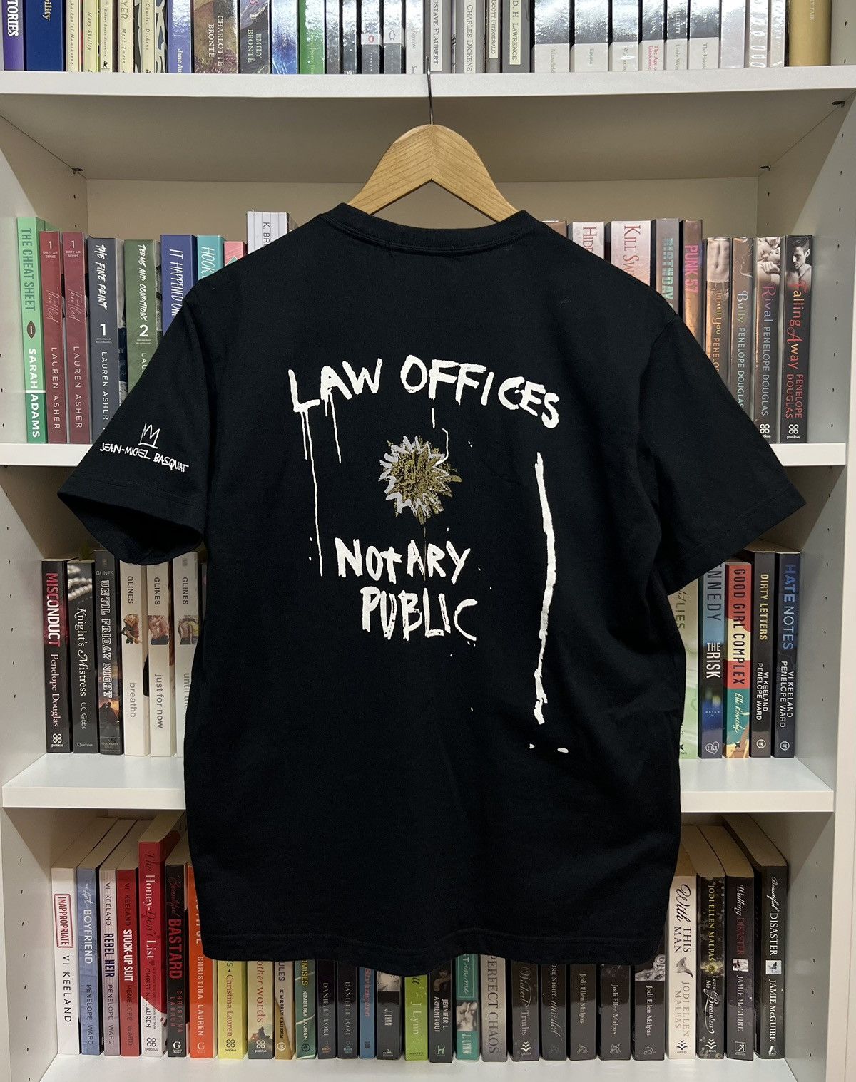 Jean-Michel Basquiat Vtg Jean Michael Basquait Law Office Tee Size US M / EU 48-50 / 2 - 1 Thumbnail