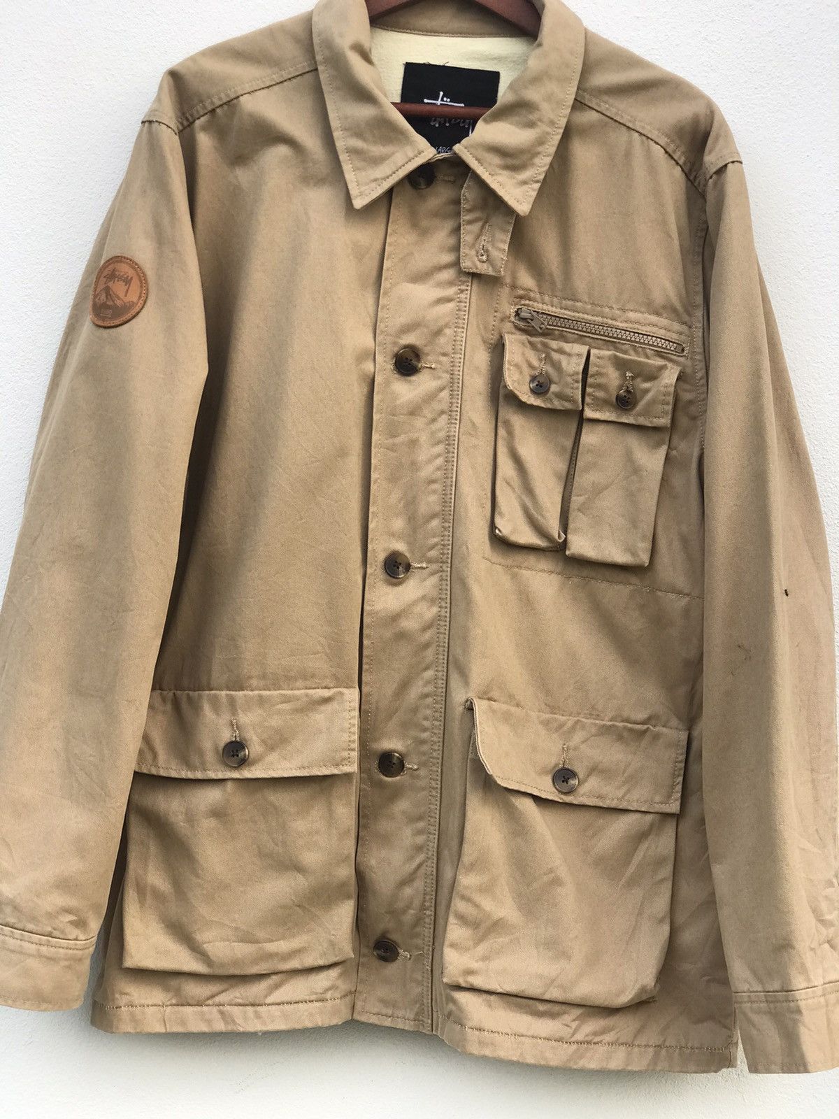 Stussy Jacket Cotton Stussy Zipper Button Size US L / EU 52-54 / 3 - 1 Thumbnail