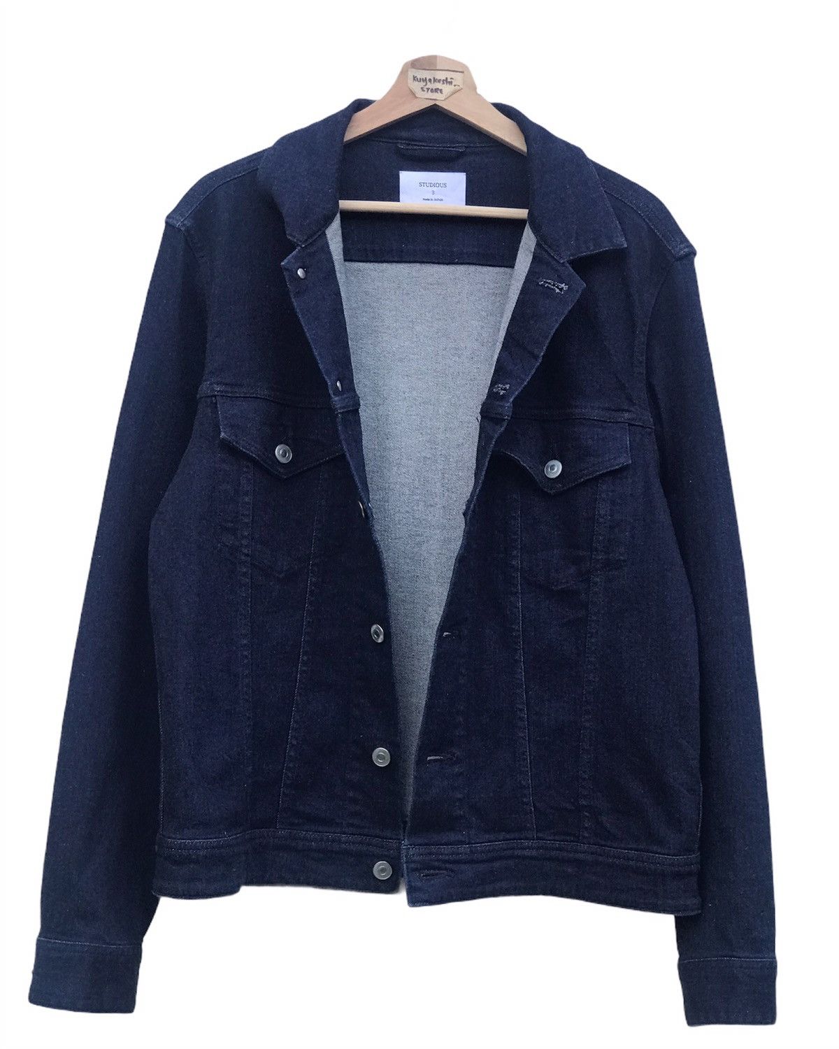 Japanese Brand Denim Jacket Jeans Studious Size US M / EU 48-50 / 2 - 2 Thumbnail