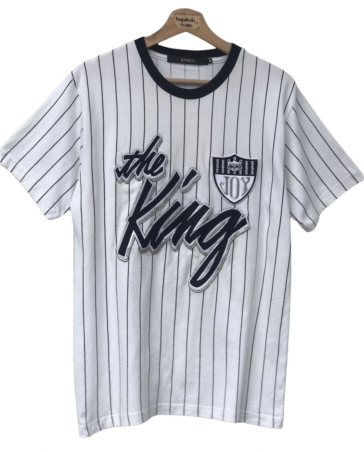 image of Joyrich The King Shirt in White, Men's (Size Medium)
