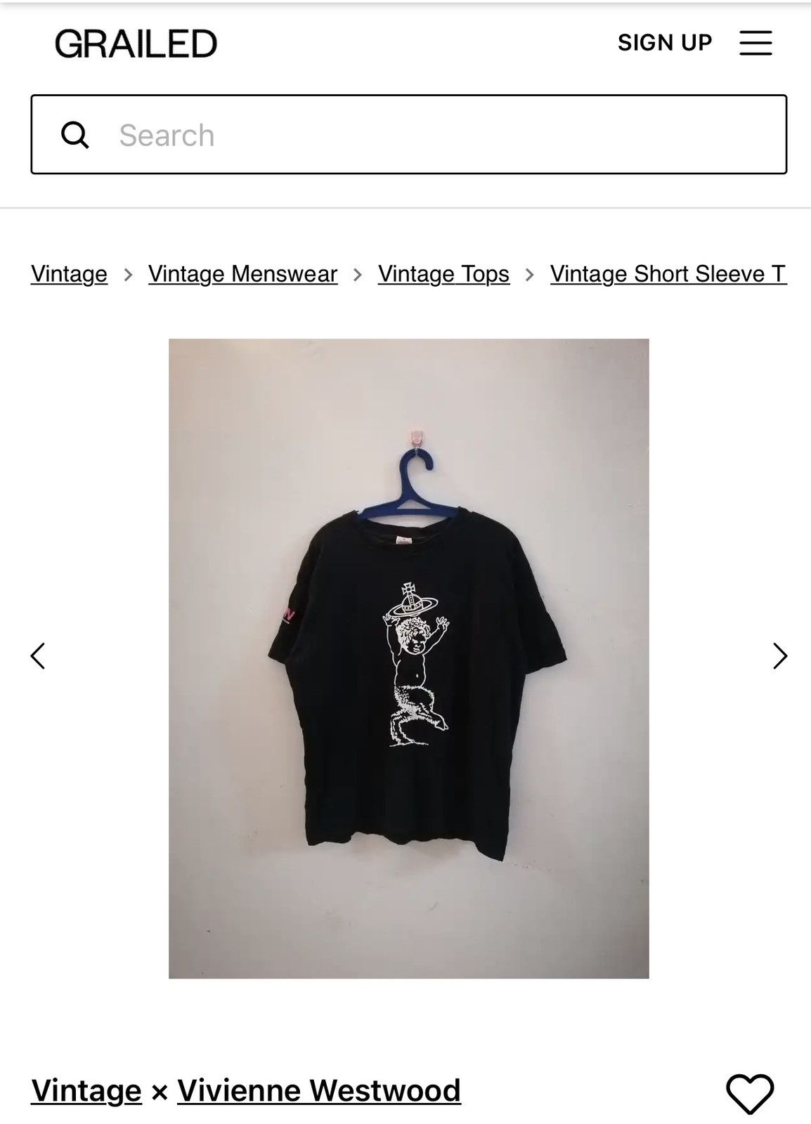 Vivienne Westwood Vintage 2001 Vivienne Westwood x HMV “15th anniversary” Tee Size US S / EU 44-46 / 1 - 9 Thumbnail