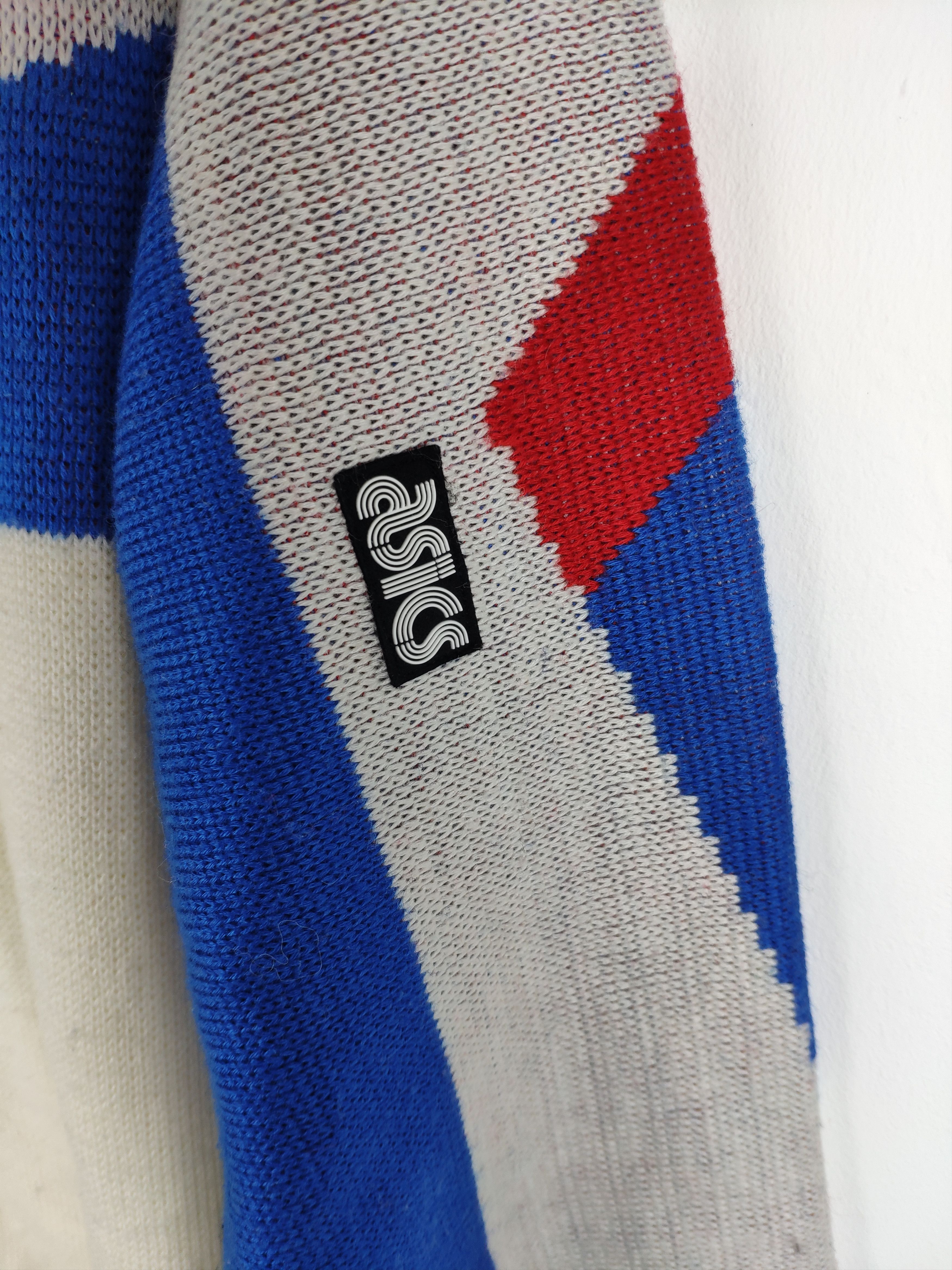Asics × Vintage Vintage Asics Wool Knit Sweater Half Zipper Size US S / EU 44-46 / 1 - 3 Thumbnail
