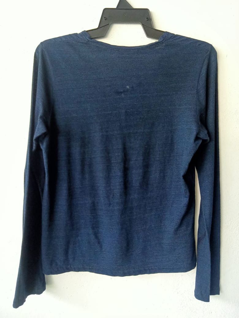 45rpm 45RPM Indigo Blue Cotton Blouse Size M / US 6-8 / IT 42-44 - 5 Thumbnail