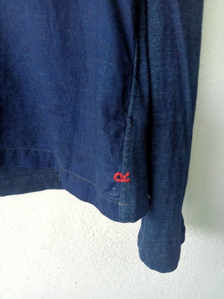 45rpm 45RPM Indigo Blue Cotton Blouse Size M / US 6-8 / IT 42-44 - 3 Thumbnail