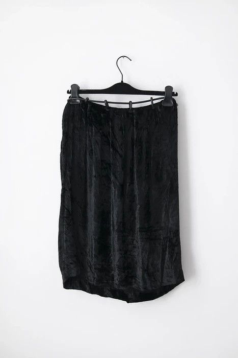 AW99 velvet skirt
