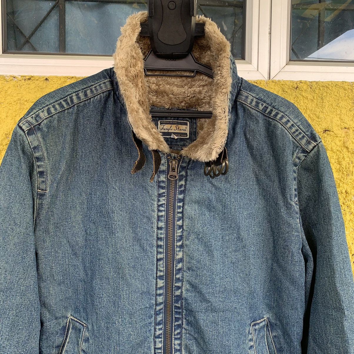 Other Jungle Storm fur inside vintage denim jacket Size US M / EU 48-50 / 2 - 7 Thumbnail