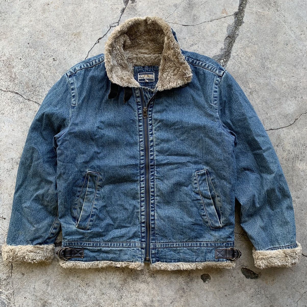Other Jungle Storm fur inside vintage denim jacket Size US M / EU 48-50 / 2 - 11 Thumbnail