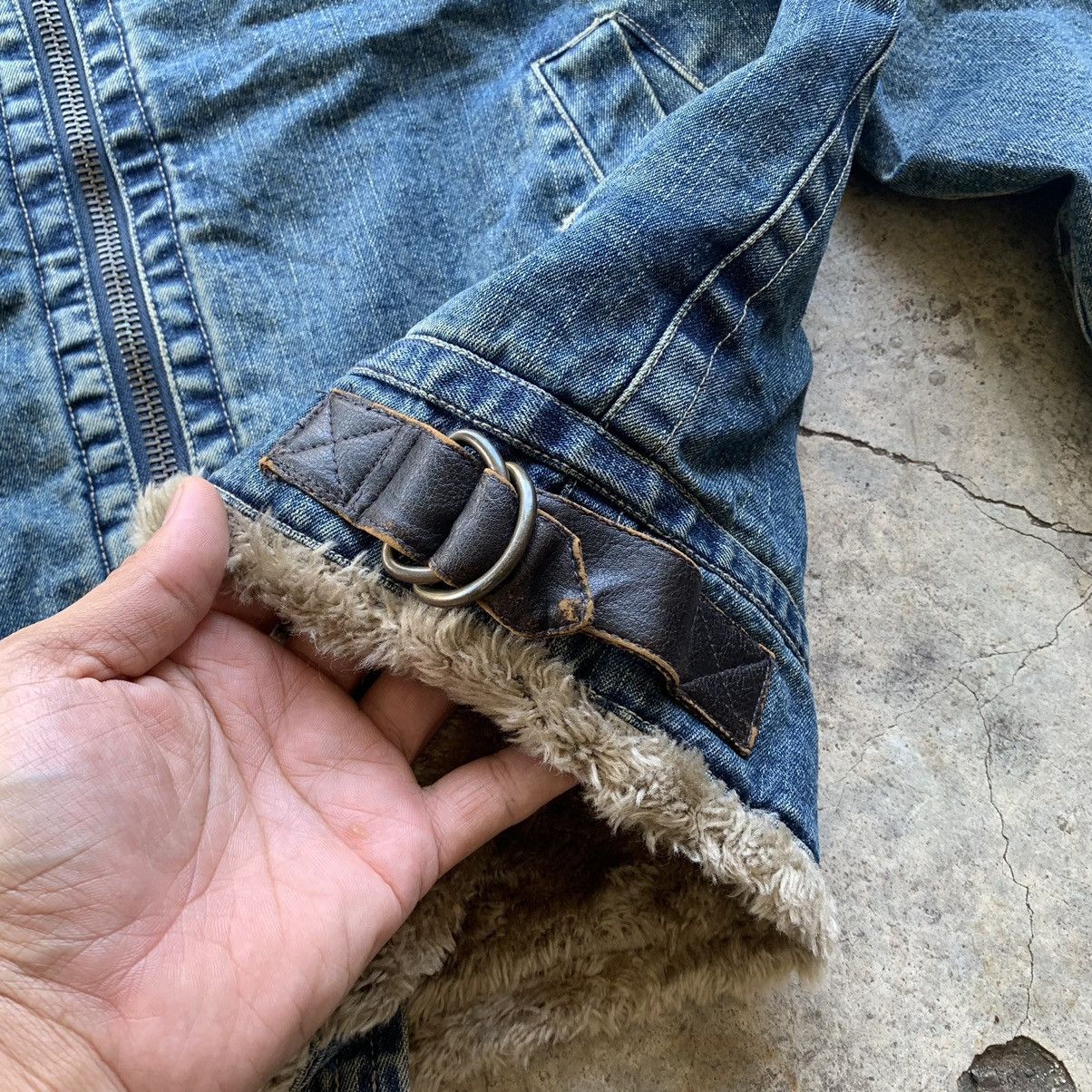Other Jungle Storm fur inside vintage denim jacket Size US M / EU 48-50 / 2 - 15 Thumbnail