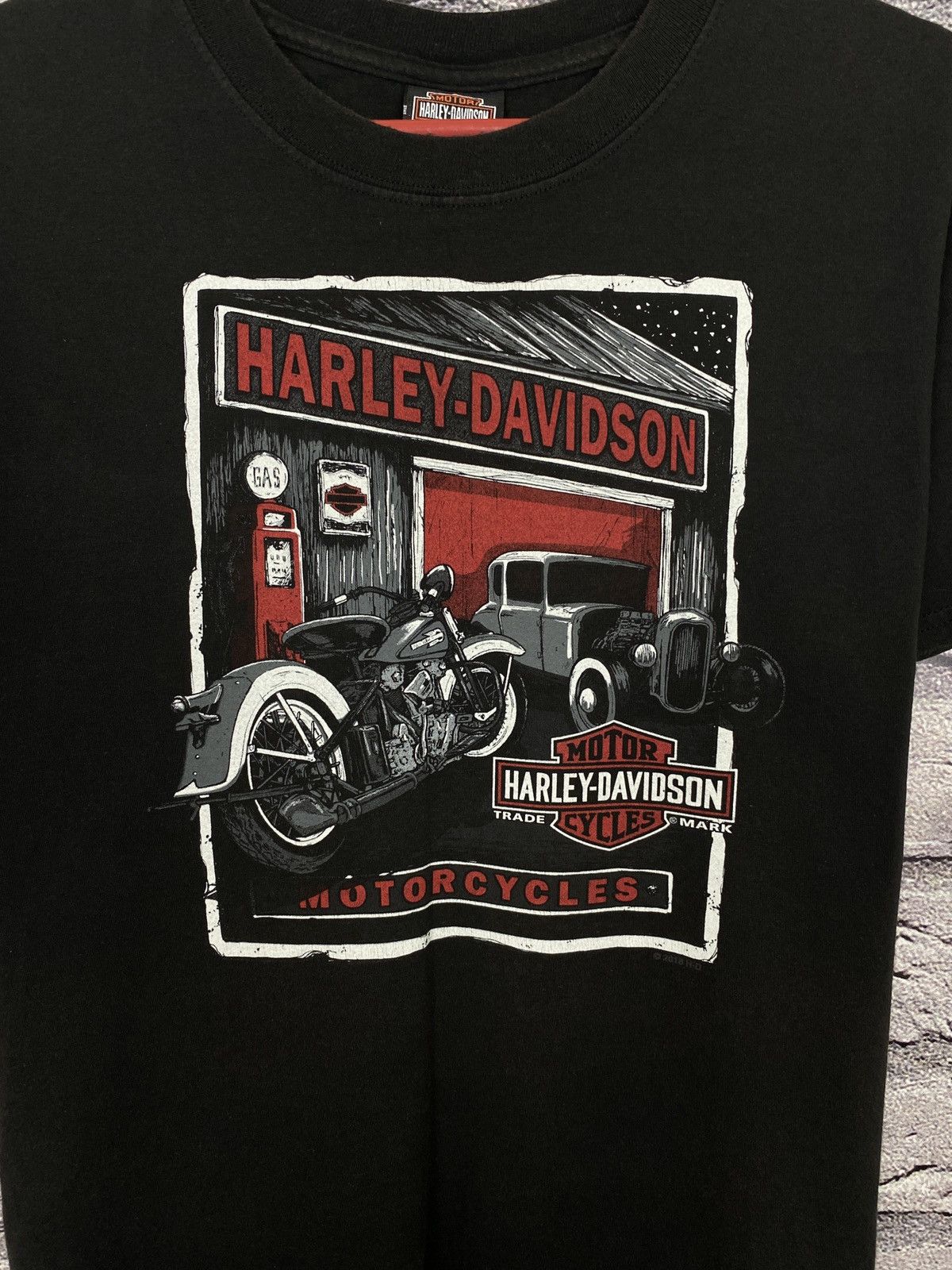 Vintage Vintage racing T-shirt Harley Davidson usa y2k rare 2018 Size US M / EU 48-50 / 2 - 2 Thumbnail