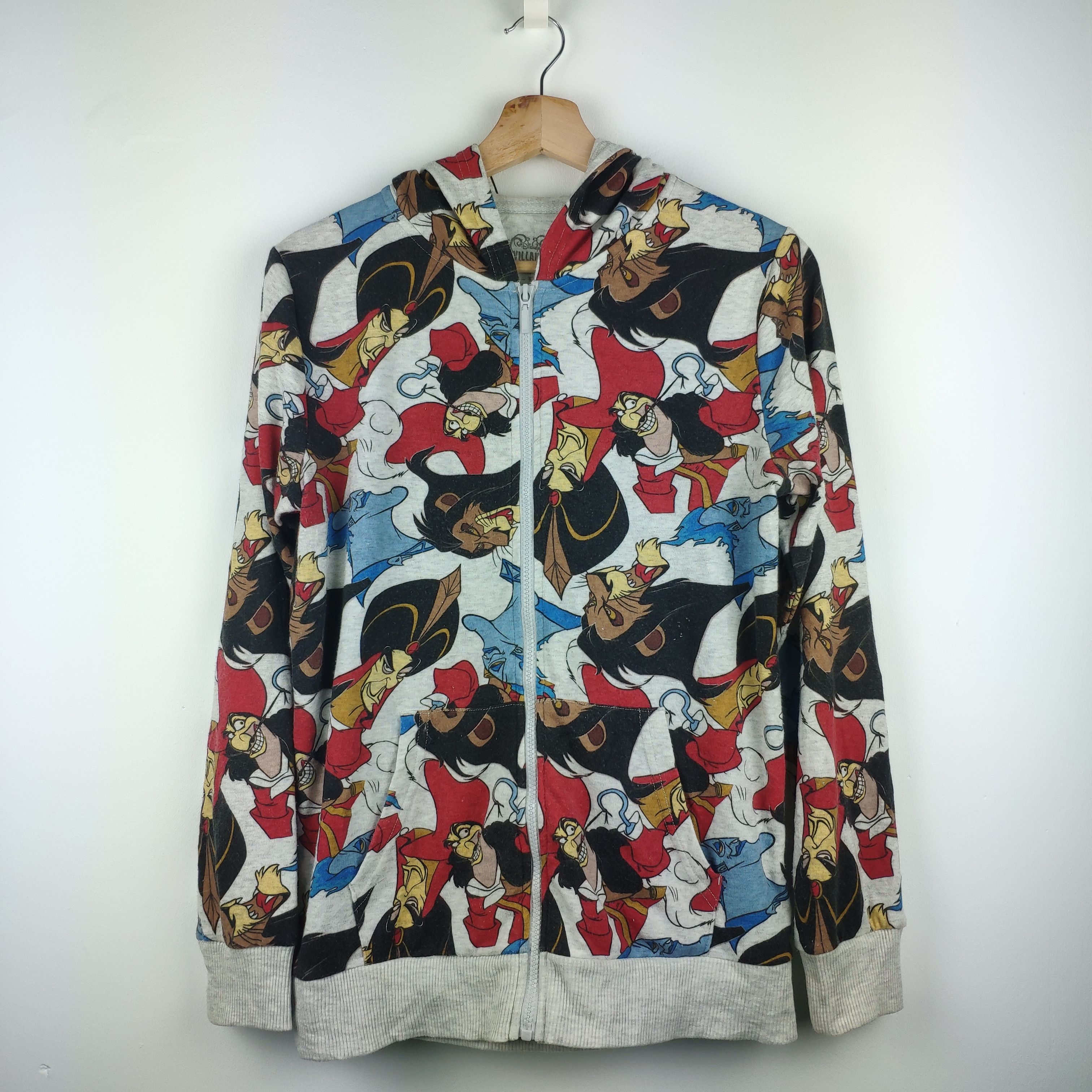 Japanese Brand × Vintage Vintage Sweater Hoodies Disney Villains Fullprint Size US M / EU 48-50 / 2 - 1 Thumbnail