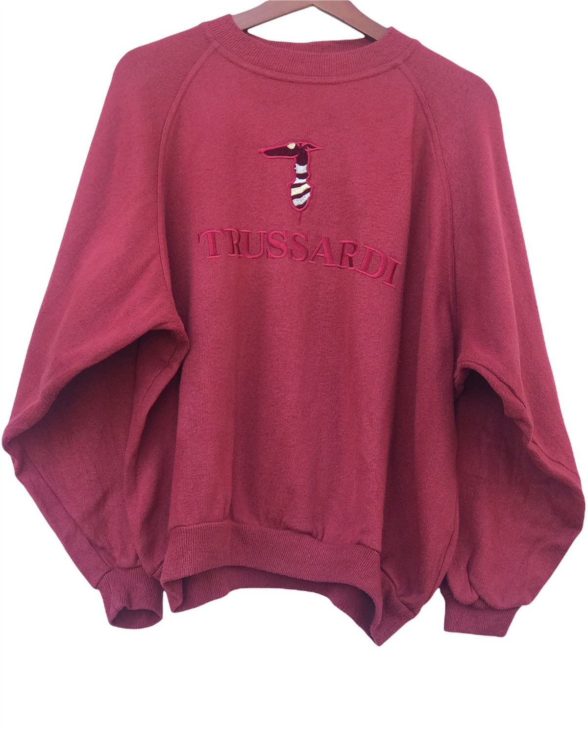 Designer × Trussardi Sweatshirt Trussardi Big Logo Size US L / EU 52-54 / 3 - 1 Thumbnail