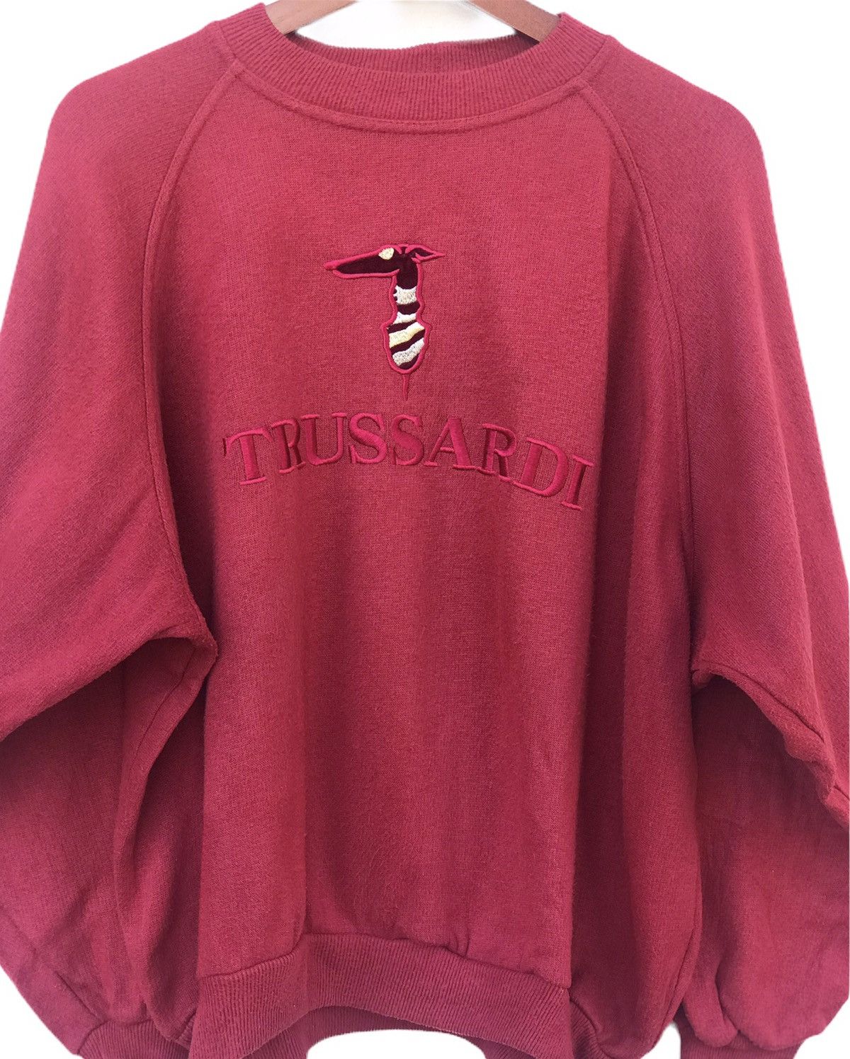 Designer × Trussardi Sweatshirt Trussardi Big Logo Size US L / EU 52-54 / 3 - 2 Thumbnail