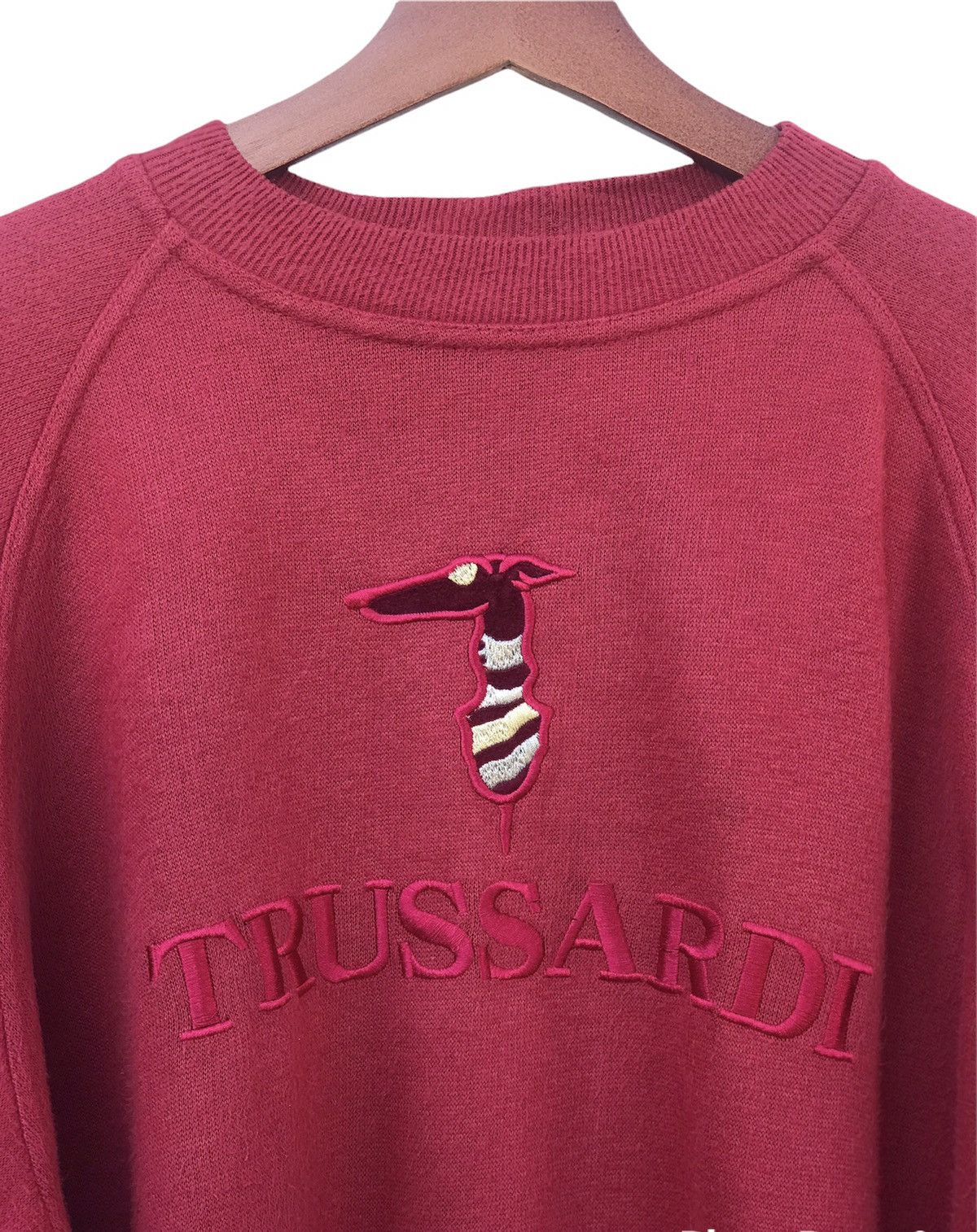 Designer × Trussardi Sweatshirt Trussardi Big Logo Size US L / EU 52-54 / 3 - 3 Thumbnail