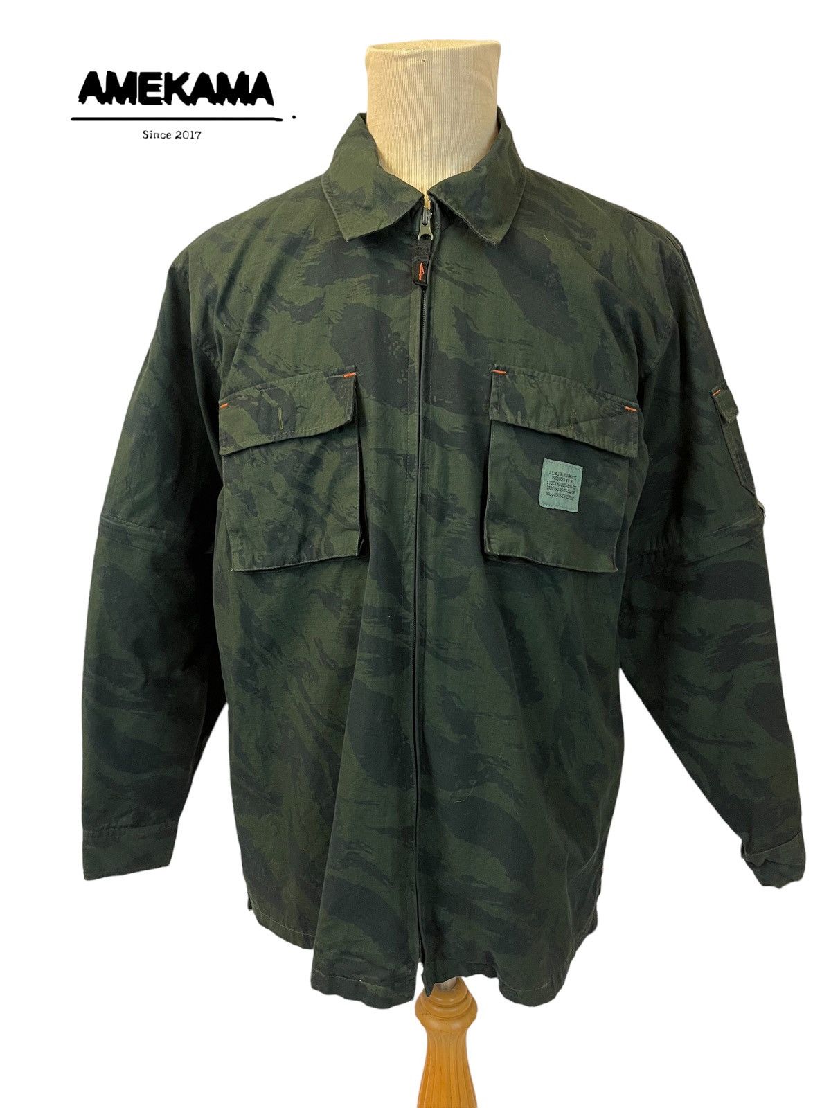 Japanese Brand NICX SIXX CAMOUFLAGE JACKET MILITARY Size US M / EU 48-50 / 2 - 3 Thumbnail