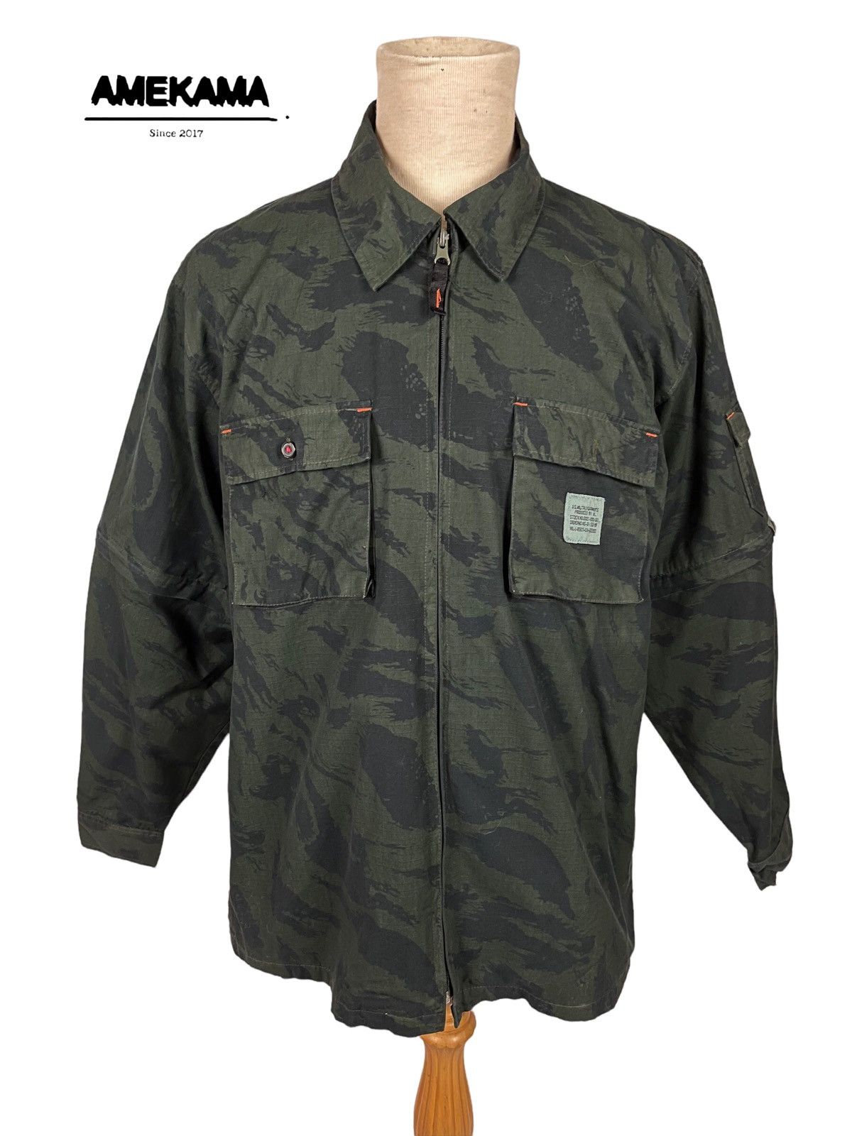 Japanese Brand NICX SIXX CAMOUFLAGE JACKET MILITARY Size US M / EU 48-50 / 2 - 1 Thumbnail