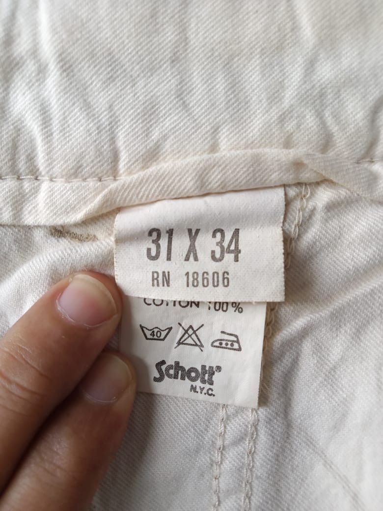 Schott Vintage Schott Trousers Combat Baggy Corduroy Pants Size US 32 / EU 48 - 8 Thumbnail