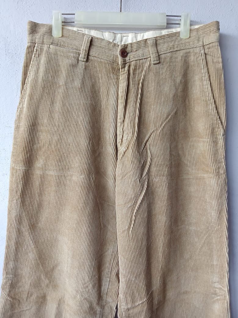 Schott Vintage Schott Trousers Combat Baggy Corduroy Pants Size US 32 / EU 48 - 2 Thumbnail