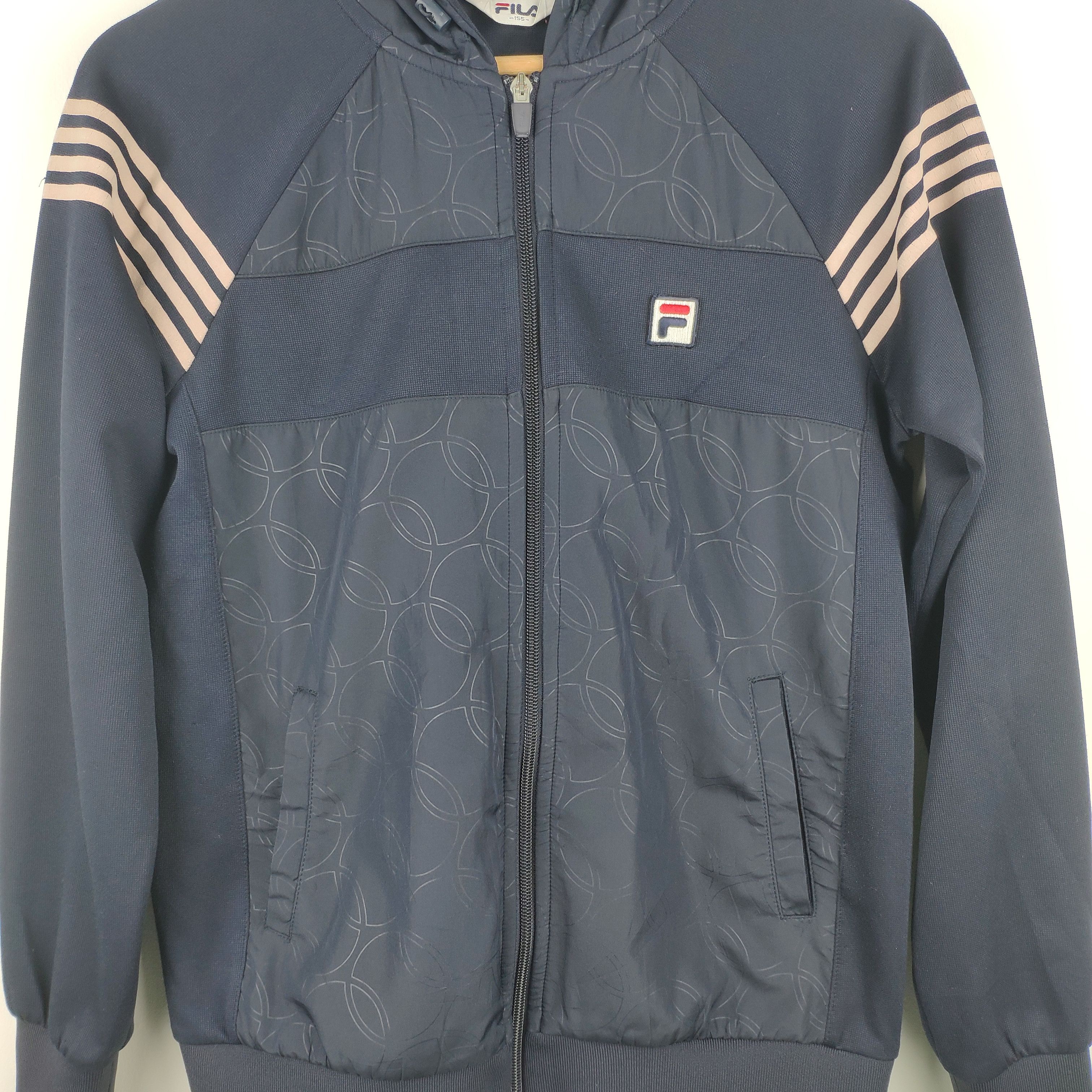 Fila × Vintage Vintage Hoodie Jacket Fila Biella Italia Size US S / EU 44-46 / 1 - 2 Thumbnail