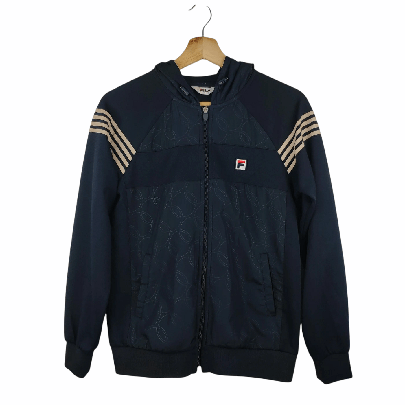 Fila × Vintage Vintage Hoodie Jacket Fila Biella Italia Size US S / EU 44-46 / 1 - 9 Thumbnail