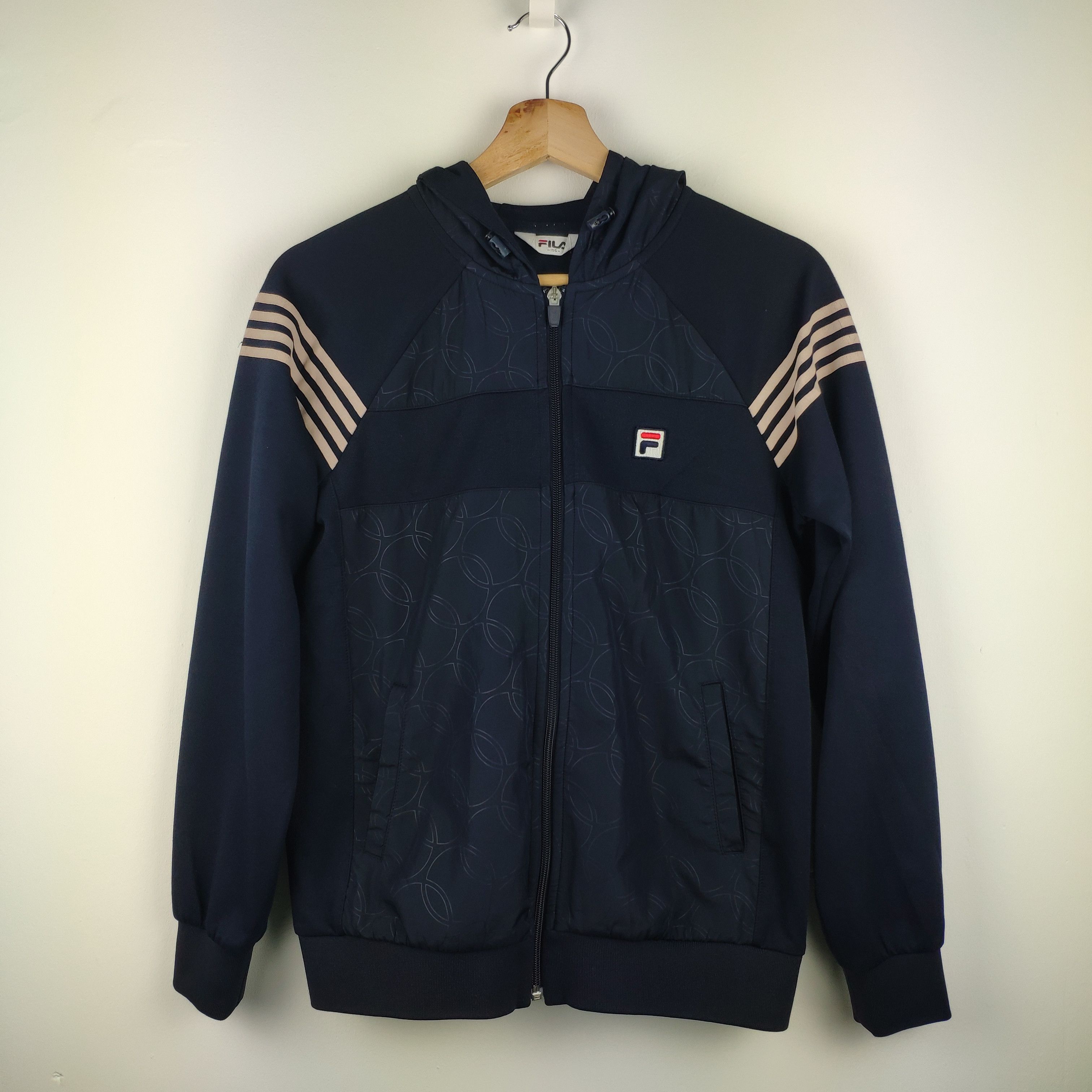 Fila × Vintage Vintage Hoodie Jacket Fila Biella Italia Size US S / EU 44-46 / 1 - 1 Thumbnail