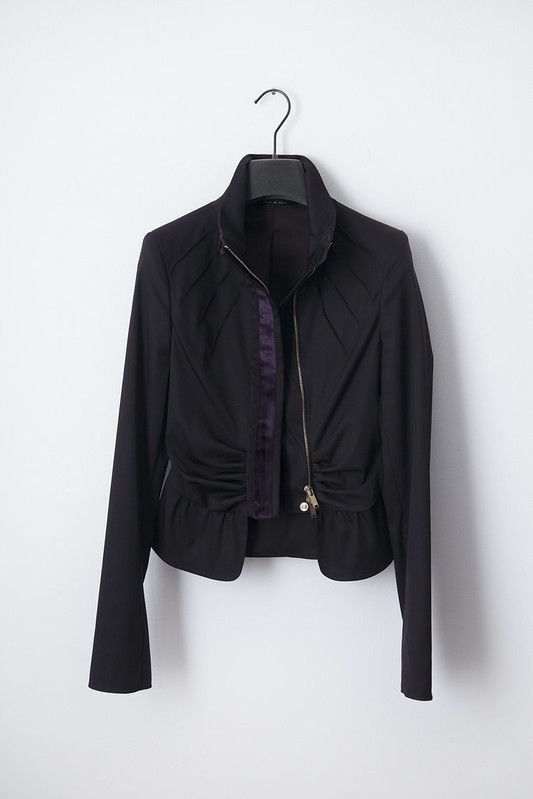 image of Gucci x Tom Ford Aw04 Iconic Jacket in Eggplant, Women's (Size XS)