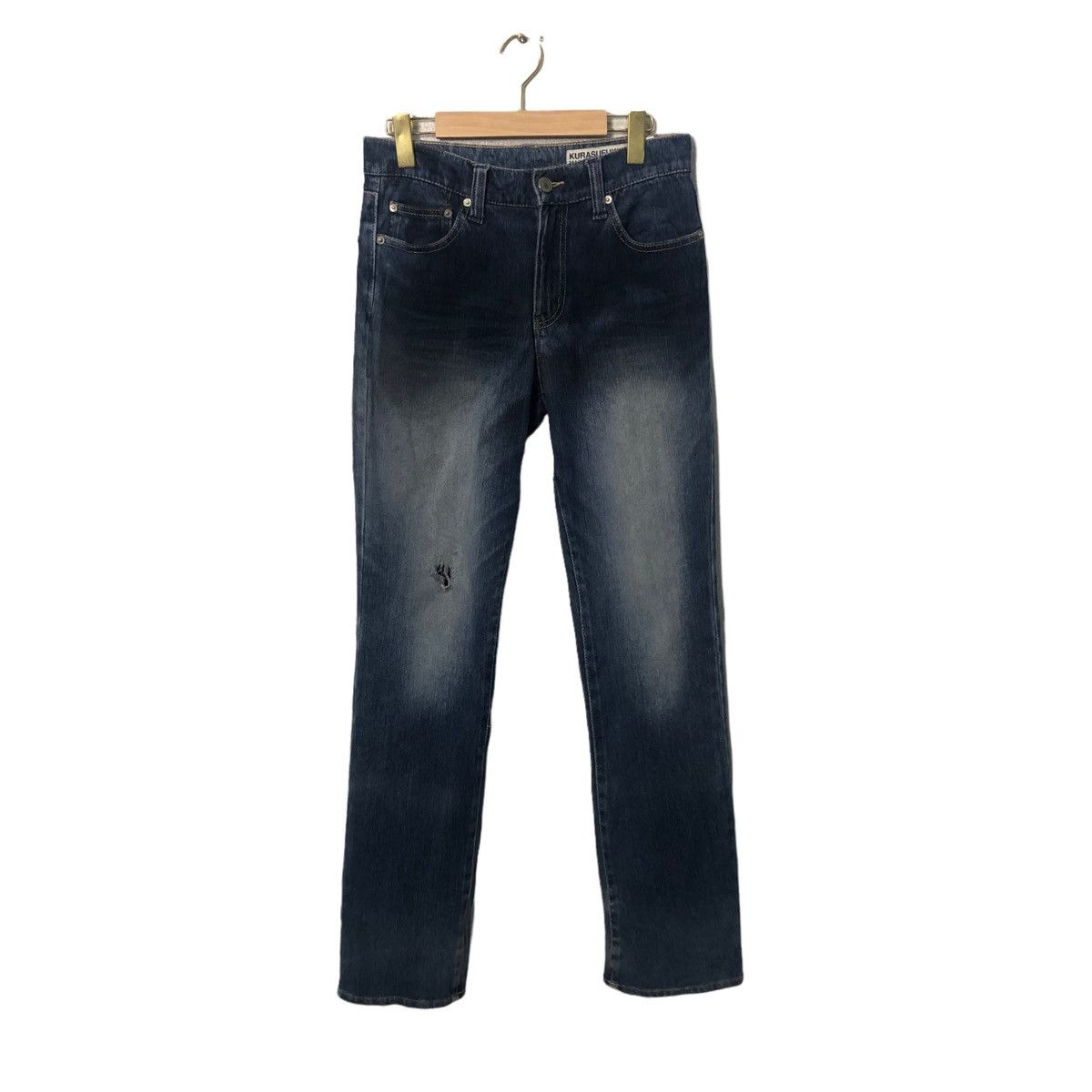 Vintage Vintage Kurasufuku Work Wear Jeans Distressed Denim Pants Size US 30 / EU 46 - 1 Thumbnail