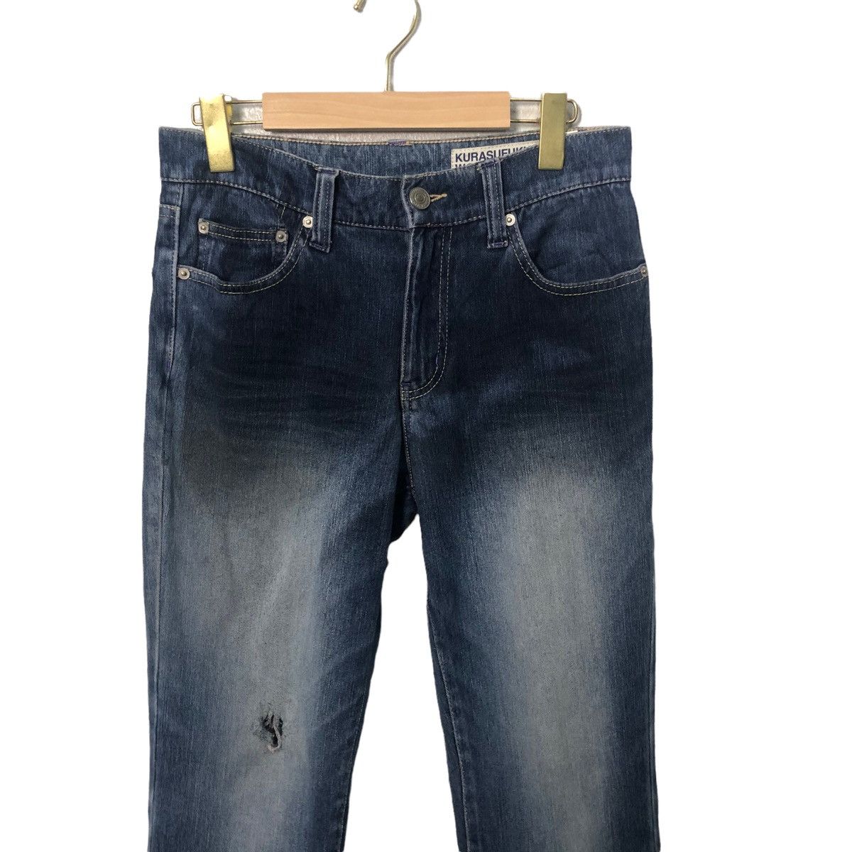 Vintage Vintage Kurasufuku Work Wear Jeans Distressed Denim Pants Size US 30 / EU 46 - 2 Thumbnail