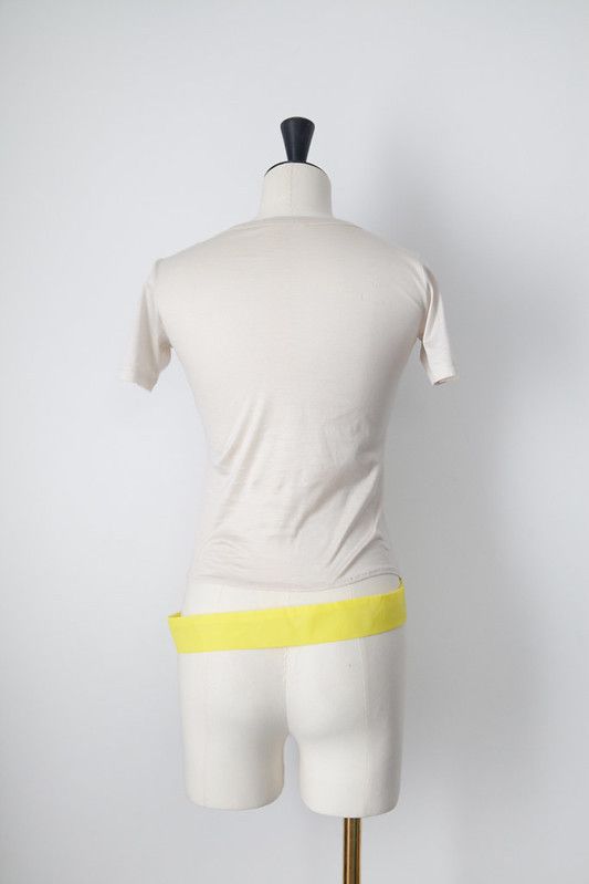 Helmut Lang SS97 neon strap t-shirt Size S / US 4 / IT 40 - 4 Thumbnail