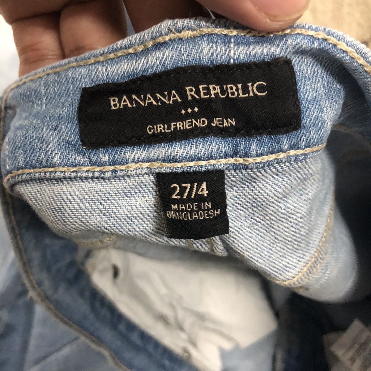 Banana Republic Vintage Banana Republic Jeans Lightwash Denim Pants Size US 30 / EU 46 - 8 Thumbnail