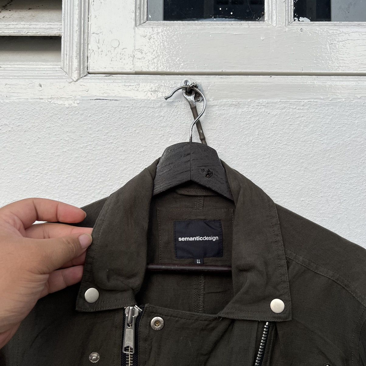 Japanese Brand RARE DOUBLE BREAST PARACHUTE BIKER JACKET SEMANTIC DESIGN Size US L / EU 52-54 / 3 - 7 Thumbnail