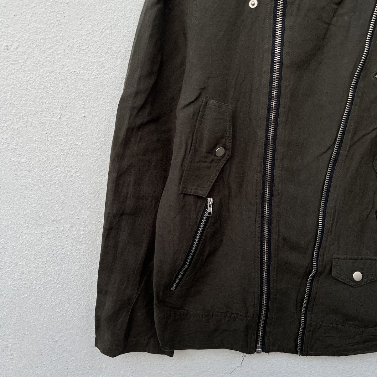 Japanese Brand RARE DOUBLE BREAST PARACHUTE BIKER JACKET SEMANTIC DESIGN Size US L / EU 52-54 / 3 - 4 Thumbnail