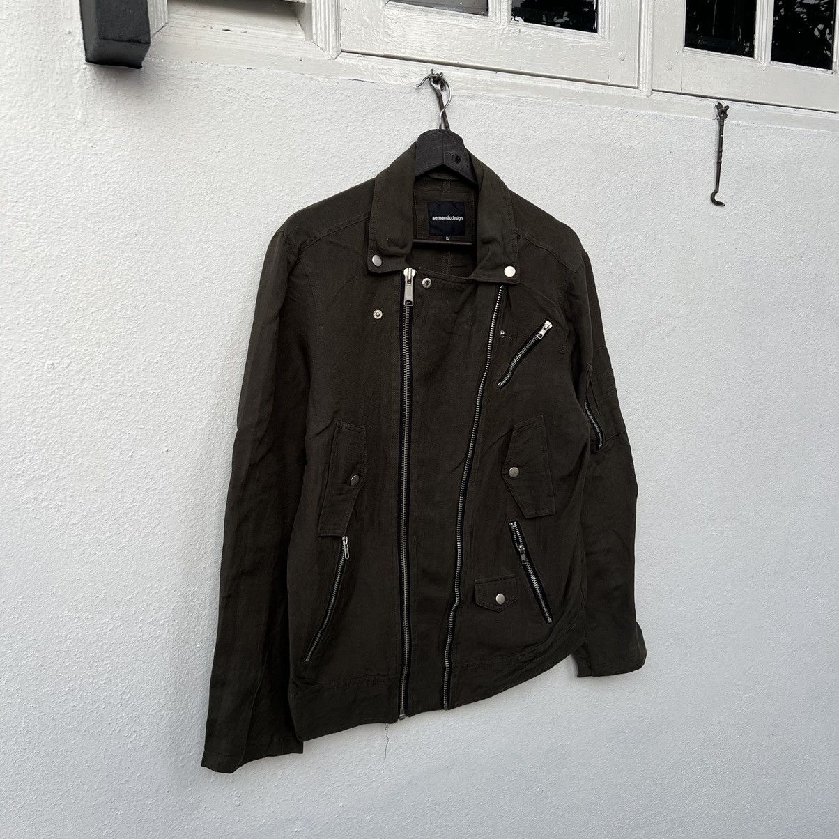 Japanese Brand RARE DOUBLE BREAST PARACHUTE BIKER JACKET SEMANTIC DESIGN Size US L / EU 52-54 / 3 - 2 Thumbnail