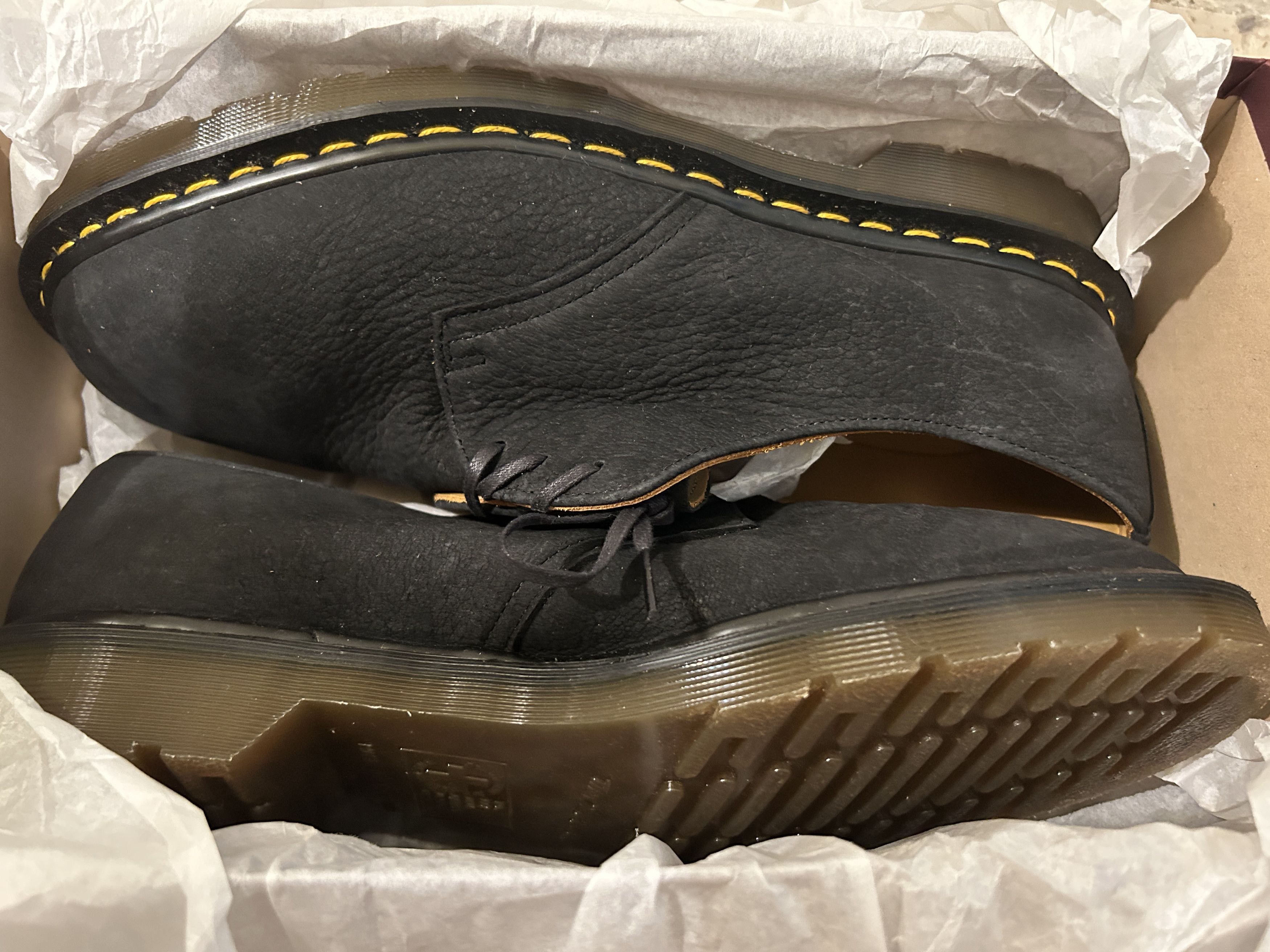 Dr. Martens Suede Oxford 1461 Derby Shoes - Black size UK 10 / US 11 Size US 11 / EU 44 - 8 Thumbnail