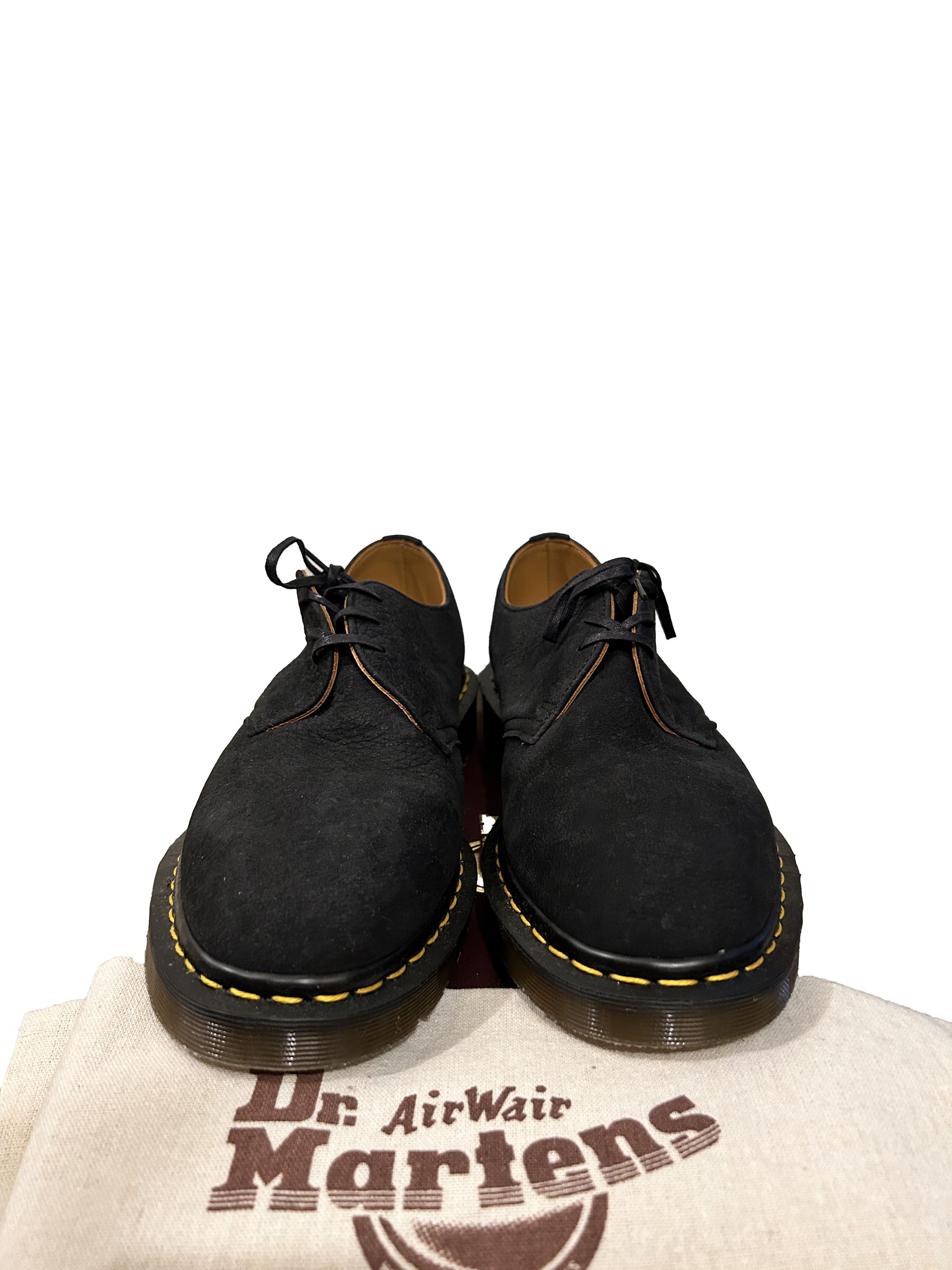 Dr. Martens Suede Oxford 1461 Derby Shoes - Black size UK 10 / US 11 Size US 11 / EU 44 - 3 Thumbnail