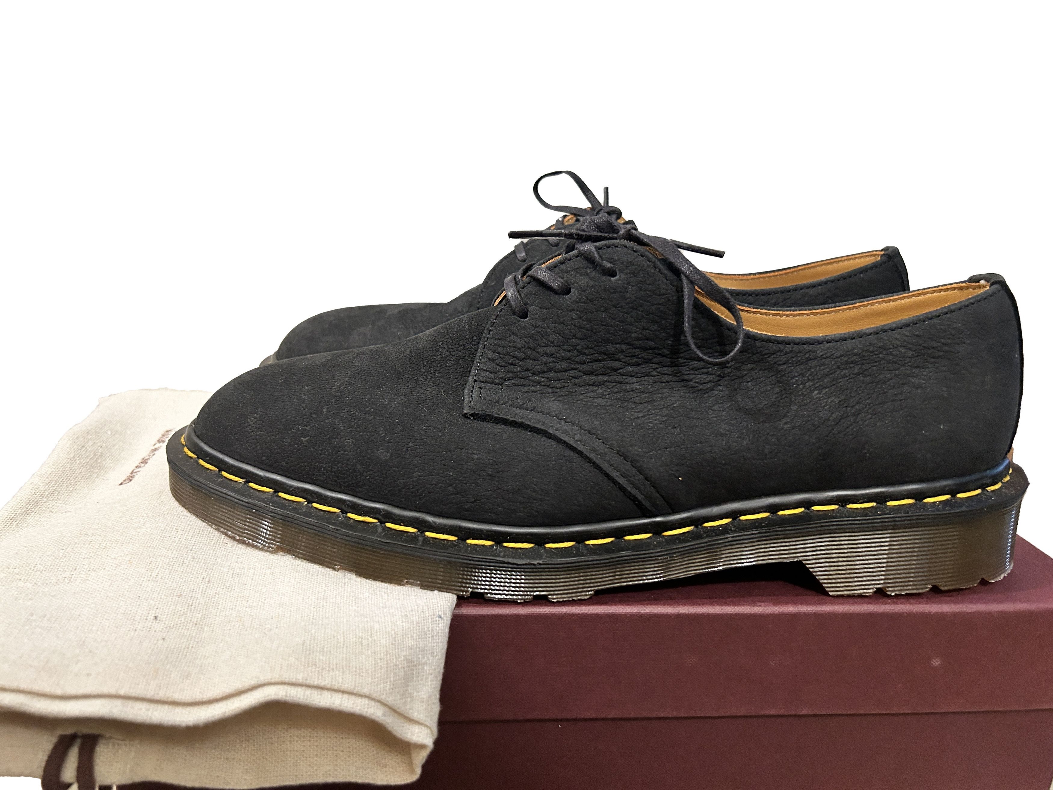 Dr. Martens Suede Oxford 1461 Derby Shoes - Black size UK 10 / US 11 Size US 11 / EU 44 - 2 Thumbnail