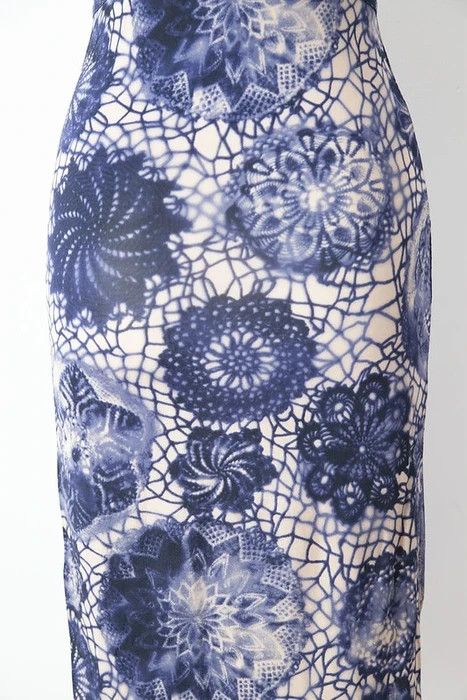 Jean Paul Gaultier Vintage macramé print dress Size M / US 6-8 / IT 42-44 - 5 Thumbnail