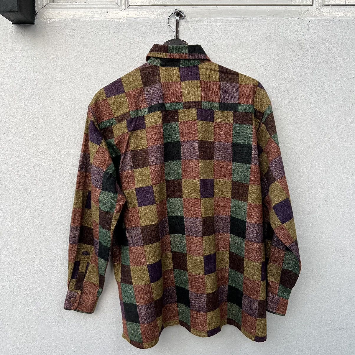 Japanese Brand VINTAGE TRANS POSITION TARTAN DESIGN CHECKED JAPAN Size US M / EU 48-50 / 2 - 8 Thumbnail