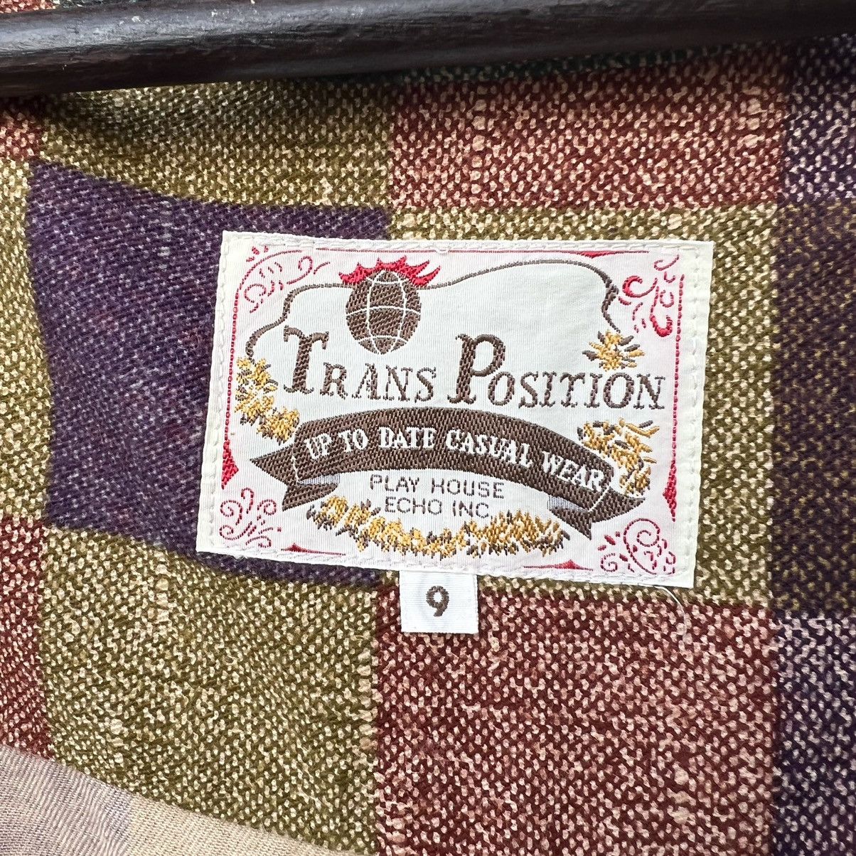 Japanese Brand VINTAGE TRANS POSITION TARTAN DESIGN CHECKED JAPAN Size US M / EU 48-50 / 2 - 11 Thumbnail