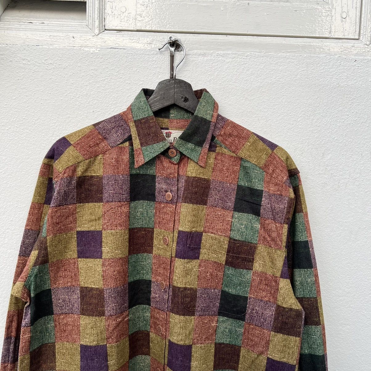 Japanese Brand VINTAGE TRANS POSITION TARTAN DESIGN CHECKED JAPAN Size US M / EU 48-50 / 2 - 4 Thumbnail